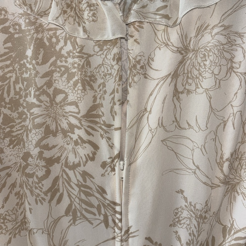 June & Hudson Floral Print Ruffled Flutter Sleeves Maxi Dress - Picture 5 of 11